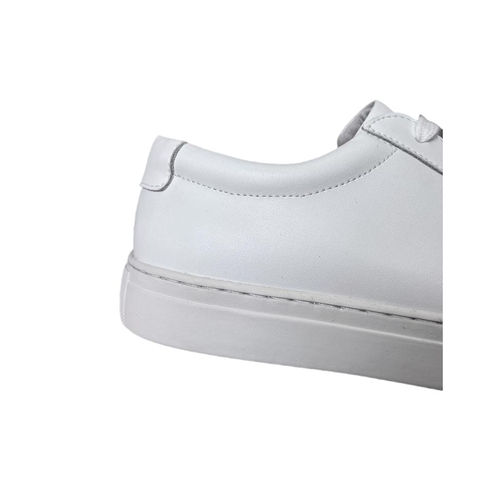 Moratio Blanc Sneakers Rehaussantes +5 cm plus haut